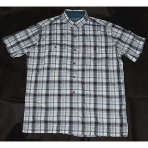 Kühl ELÜXUR Men's Short Sleeve Button Front‎ Shirt Size Large